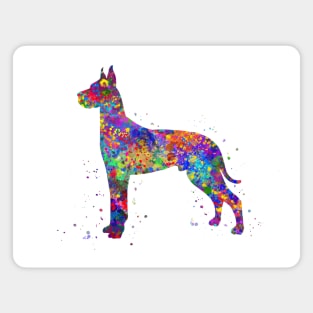 Great Dane Dog watercolor Magnet